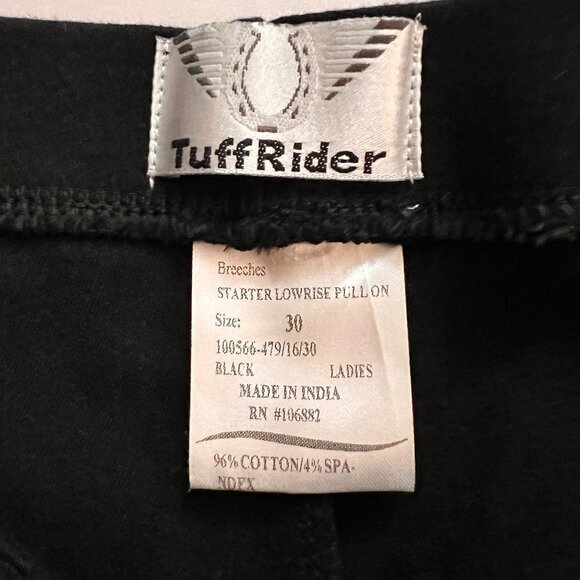 TuffRider Women's Knee Patch Breeches Starter Low Rise Pull on Pants 30 NWT - Picture 8 of 11